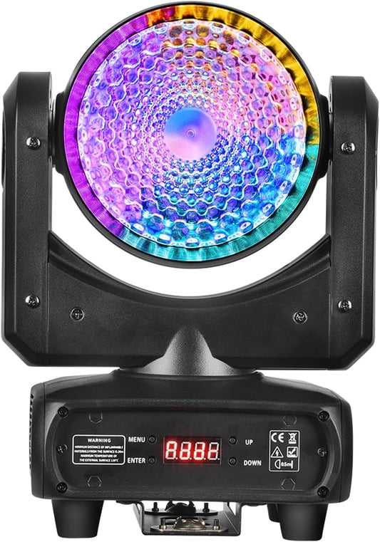 Betopper 120W RGBW LED Moving Head Light Full Color Beam Disco Licht, Pak voor Nachtclub Party Bruiloft (LM120-EU)