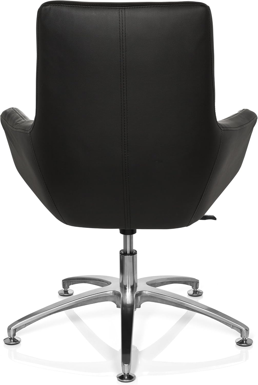 HJH Office Lounge/Recliner Chair, Shake 300 faux leather black