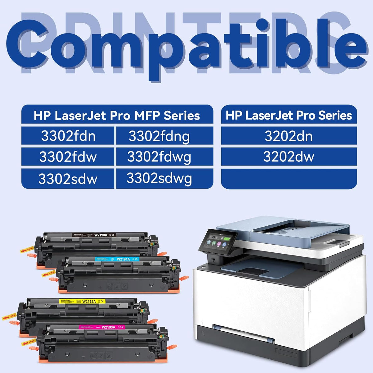 Lemero 219A Toner Set – Tonercartridge – Printerinkt – Printcartridge – Laser Toner – Compatibel Met HP Color LaserJet Pro MFP – Compleet 4 Kleuren – Smartchip Voor Direct Gebruik