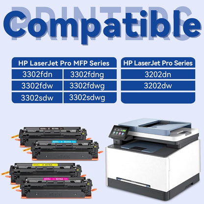 Lemero 219A Toner Set – Tonercartridge – Printerinkt – Printcartridge – Laser Toner – Compatibel Met HP Color LaserJet Pro MFP – Compleet 4 Kleuren – Smartchip Voor Direct Gebruik