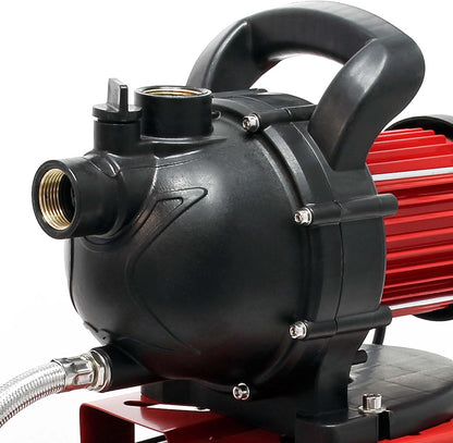 Tuinpomp – Waterpomp – Centrifugaalpomp – Dompelpomp – Regenwaterpomp – 1000 Watt – 3500 Liter per Uur – Met Drukschakelaar en Manometer