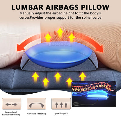 Massagemat voor het hele lichaam met warmtefunctie, massagestoelkussen met 10 vibratiemotoren, suède, elektrische massagepad voor nek, schouders, rug, taille, benen, afneembaar, apart te gebruiken