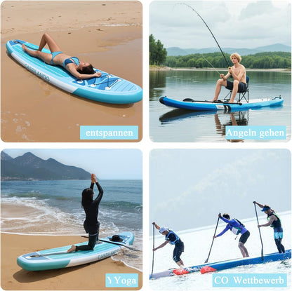 CASSILANDO Stand Up Paddle Board, SUP opblaasbaar, stand-up