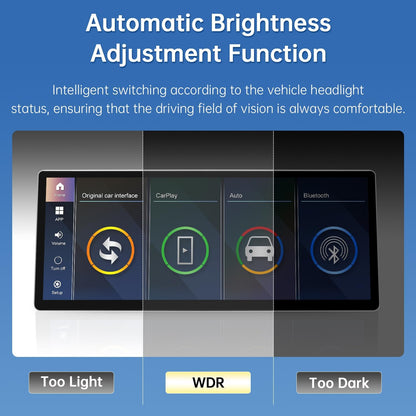 CarPlay Scherm – Multimediascherm – Touchscreen Display – Autoradio Upgrade – Autoinfotainment – 12,3 Inch HD Scherm – Draadloze CarPlay & Android Auto