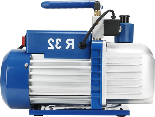 Vacuümpomp – Rotary Vacuum Pomp – Tweefasige Vacuümpomp – Onderhoudspomp – Laboratoriumpomp – 4,5 CFM – R32 Explosiebescherming