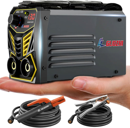 GZ GUOZHI 130A Stick Lasser, Super Mini en Draagbare ARC MMA Lasmachine, Hot Start 110V, Digitale Display IGBT Inverter Lasser, Lassen Normaal bij -20 ° C
