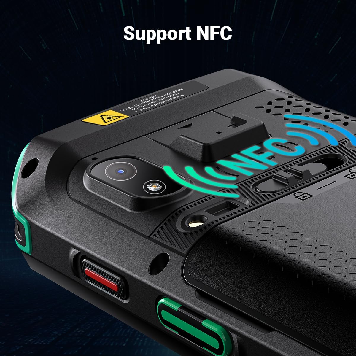 Tera Android 11 barcodescanner met 26 toetsen, HS7-scanmotor, IP67, robuust, 4 + 64 GB, 5100 mAh accu, QC 3.0, snel opladen, 4 inch touchscreen, mobiele terminal voor voorraadscanner, model P400