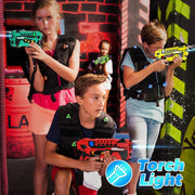 Laser Tag - Laser Guns - Lasergame - Oplaadbare - 4 Spelers - met Oplaadstation - GeenVesten Nodig - Infrarood Laserpistolen - Data Display - voor Kinderen - Tieners - Volwassenen - Familie Groepsactiviteit Spel
