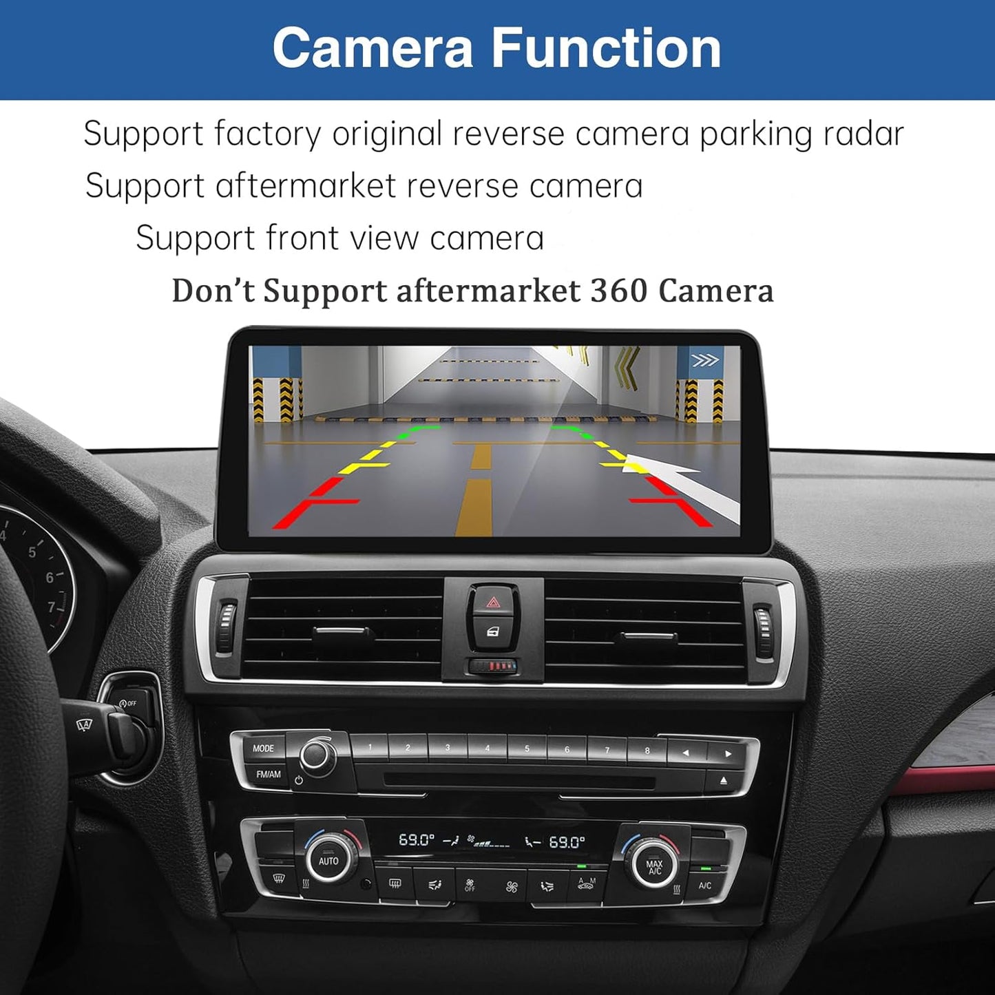 12,3 Inch Auto Radio Touchscreen – Multimediascherm – Car Stereo – Infotainmentsysteem – Auto Multimedia – Draadloze CarPlay – Android Auto – HD Resolutie – Eenvoudige Installatie