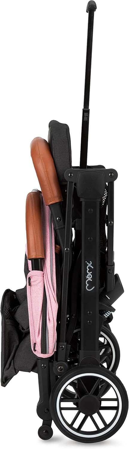 Momi ESTELLE Buggy vanaf 6 maanden (tot 15 kg), inklapbare buggy met 5-punts riem, boodschappenmand, telescoopstang, inklapbaar