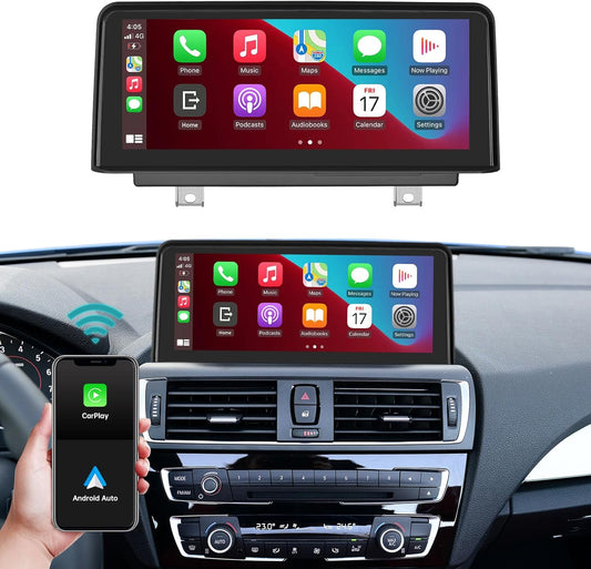 Ninetom Auto Stereo 12.3 Inch IPS Touchscreen voor 2011-2016 BMW 1/2 Serie F20 F21 F22 F23 met NBT, Ondersteuning Draadloze CarPlay/Android Auto/Mirrorlink, Autoradio GPS Navigatie voor Auto