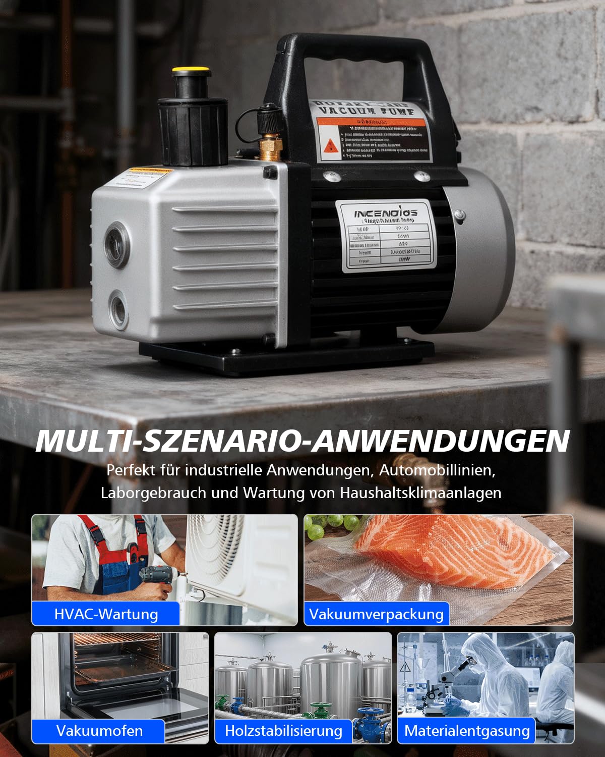 INCENDIOS vacuum pump 3fm - QUORE