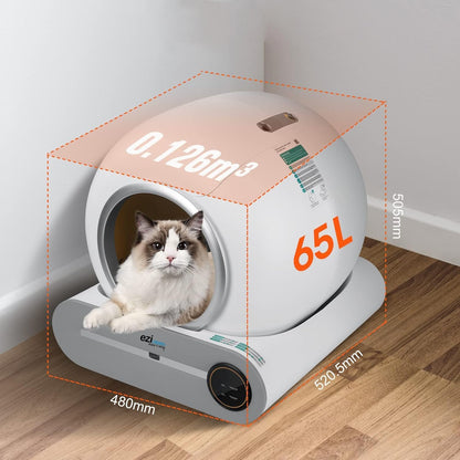 Verbonden zelfreinigende robot - EZIclean® CATBOT K8i kattentoilet