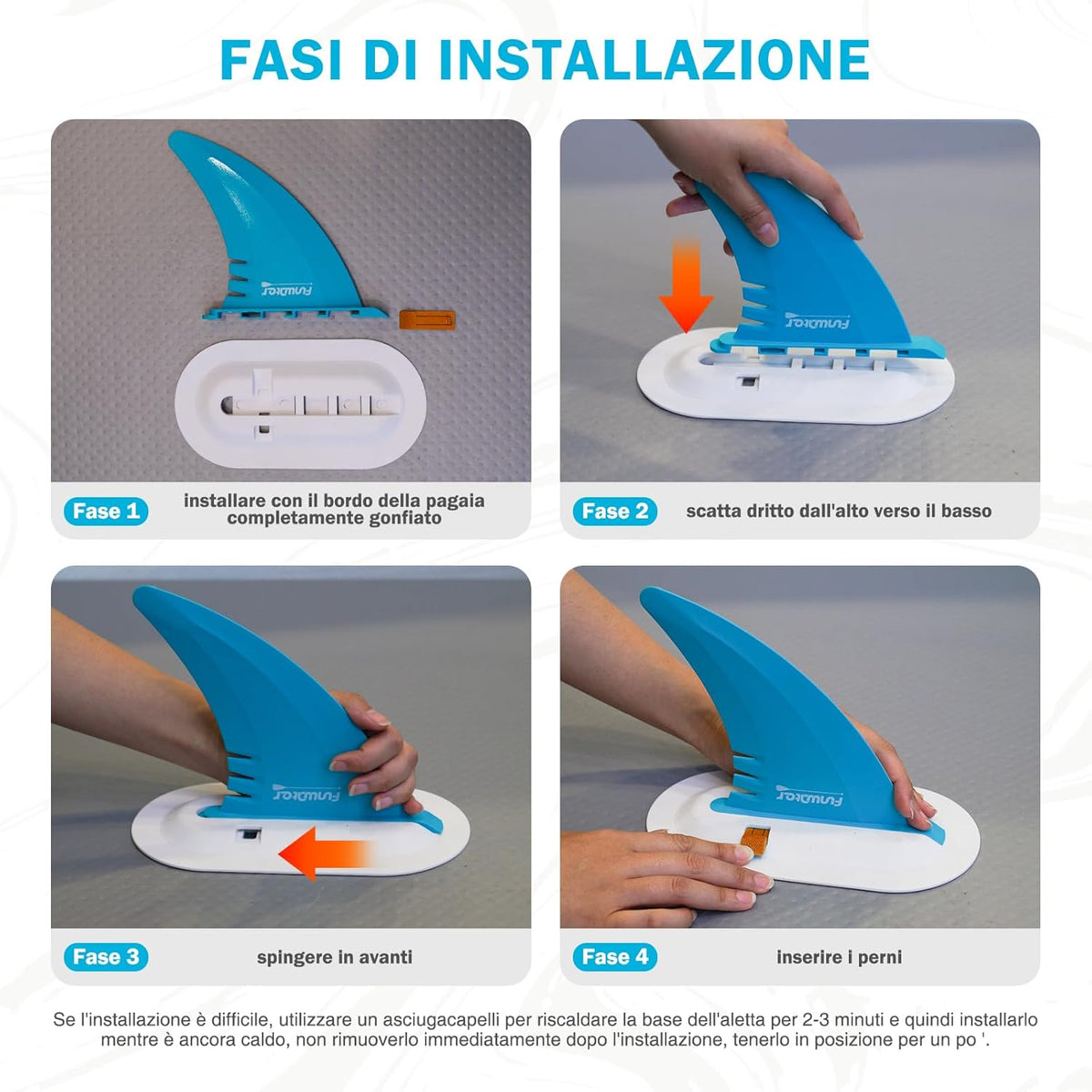 FunWater Opblaasbaar stand-up paddleboard met verstelbare peddel, handpomp, antislip EVA-plank, veiligheidslijn, voor volwassenen