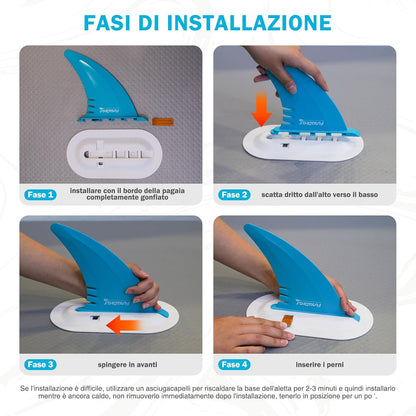 FunWater Opblaasbaar stand-up paddleboard met verstelbare peddel, handpomp, antislip EVA-plank, veiligheidslijn, voor volwassenen