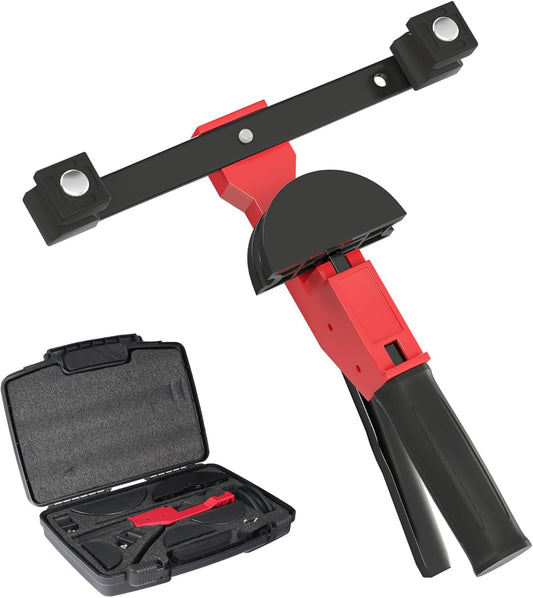 Wiltec handmatige pijpenbuiger 14-32 mm, buizenbuiger met buigradius tot 90°, manuele pijpbuigmachine voor aluminium, koper en kunststof pijpen, leidingen en buizen