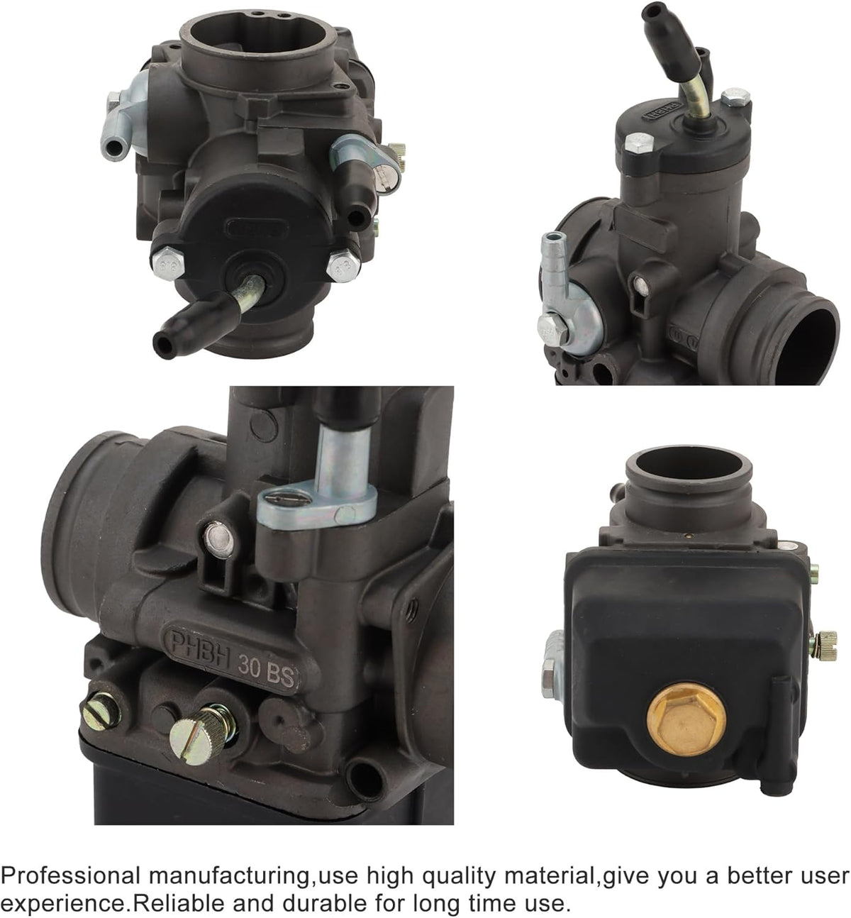 GOOFIT 30mm Carburator Phbl 30bs Vervanging voor Dellorto 2-Stroke 50-300cc Engine Scooter ATV UTV Dirt Pit Bike