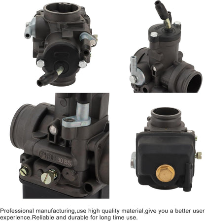 GOOFIT 30mm Carburator Phbl 30bs Vervanging voor Dellorto 2-Stroke 50-300cc Engine Scooter ATV UTV Dirt Pit Bike
