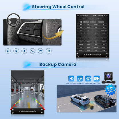 Android autoradio – Multimedia scherm – Touchscreen radio – Infotainmentsysteem – Navigatiesysteem – Voor 2009-2015 – 9,7 Inch Android 15 Met Wireless CarPlay En Android Auto – 2+64GB Met GPS, WiFi, Bluetooth, Split Screen En Achteruitrijcamera
