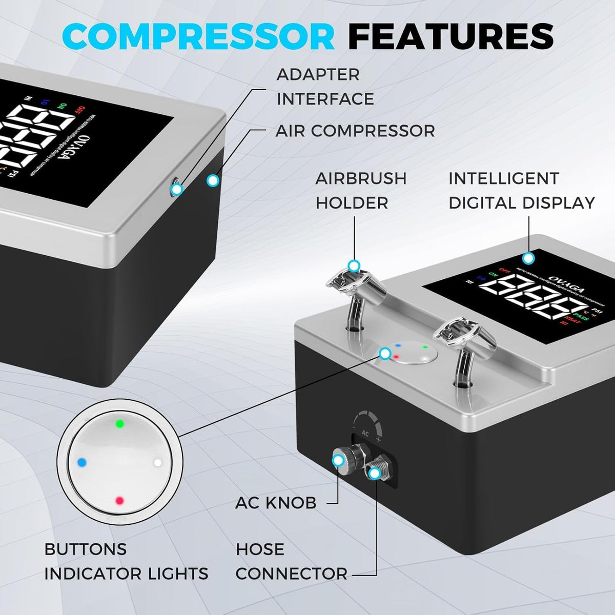 Pro-Grade Airbrush Compresso