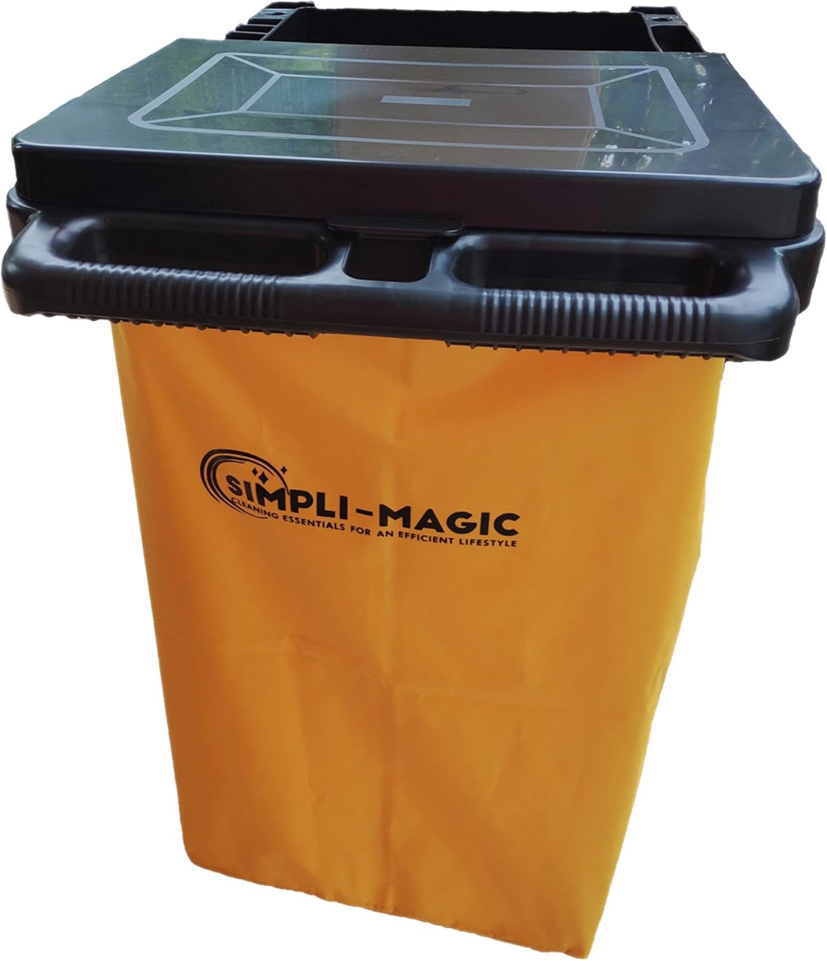 Simpli-Magic Schoonmaakwagen, polyethyleen, Geel/Grijs, Commercieel