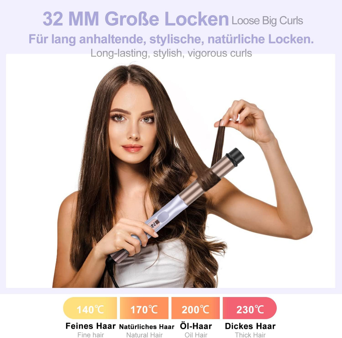 3-In-1 Stylingset – Stijltang – Krultang – Stijlborstel – Haarstyling Set – 25 Mm Stijltang En 32 Mm Krultang – Snelle Opwarming Binnen 30 Seconden En Ionentechnologie