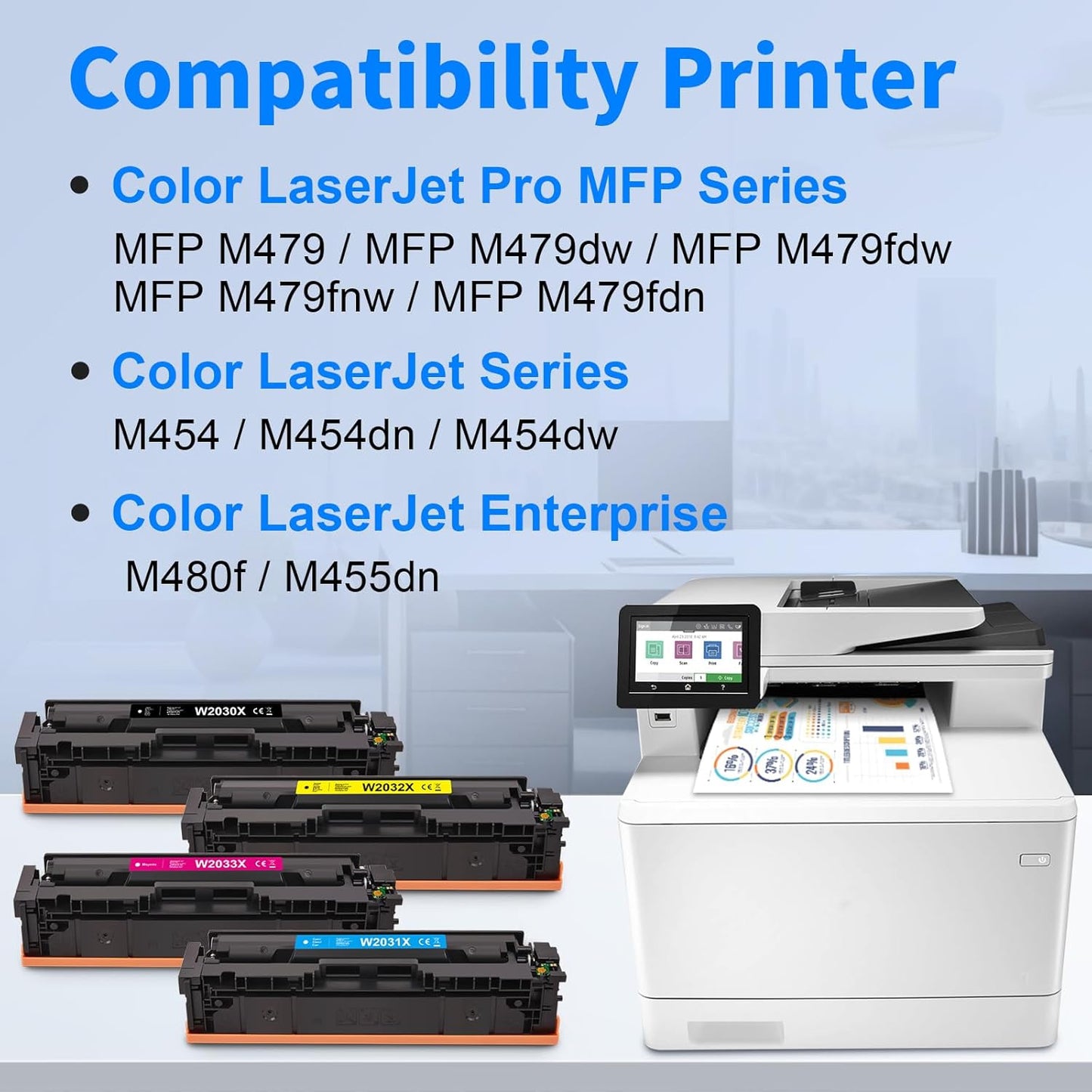 Toner Set – Tonercartridges – Laserjet Toner – Printer Toners – Printcartridges – Compatibel Met Chip – Hoge Paginaopbrengst