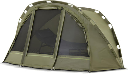 Lucx® Puma Vistent 1 Man Bivvy 1 man karpertent Carp Dome Fishing Tent 1 persoon visserstent waterkolom 10.000 mm campingtent