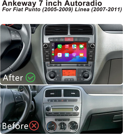 Autoradio – Auto Radio – Multimedia Radio – Inbouwradio – 2-DIN Radio – Android Auto & Draadloze CarPlay – Bluetooth & Achteruitrijcamera