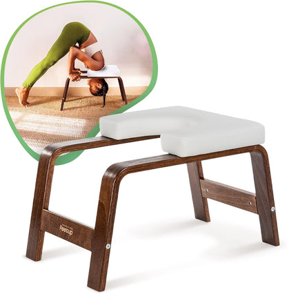 FeetUp - The Original Yoga Headstand Sofa, Vegan Handstand Trainer Bench and Stand, Strength Training Inversion Equipment for Relaxation & Strength, Includes App & Starter Kit - QUORE
