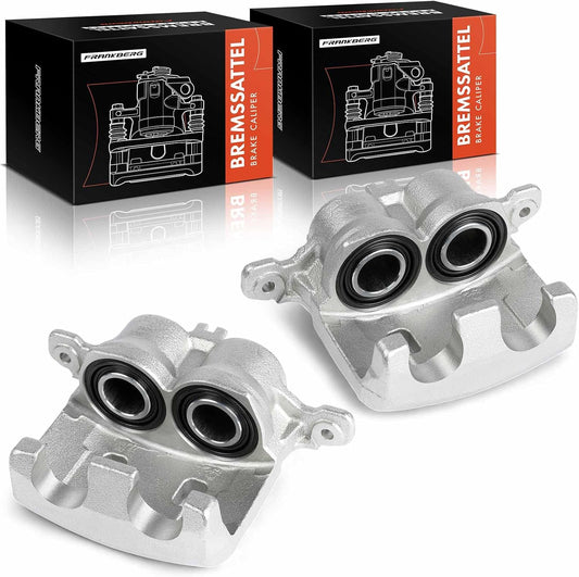 Frankberg Remklauw remklauw compatibel met Infiniti Q50KolE.O.S remklauw zonder rem front links en rechts één kant 2 pistons set van twee stuks vervanging # 410114GA0A