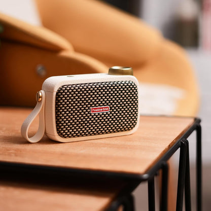 Positive Grid Spark GO 5 W ultra draagbare slimme gitaarversterker, hoofdtelefoonversterker en bluetooth-luidspreker met smart app voor elektrische gitaar, akoestische gitaar of bas, parel