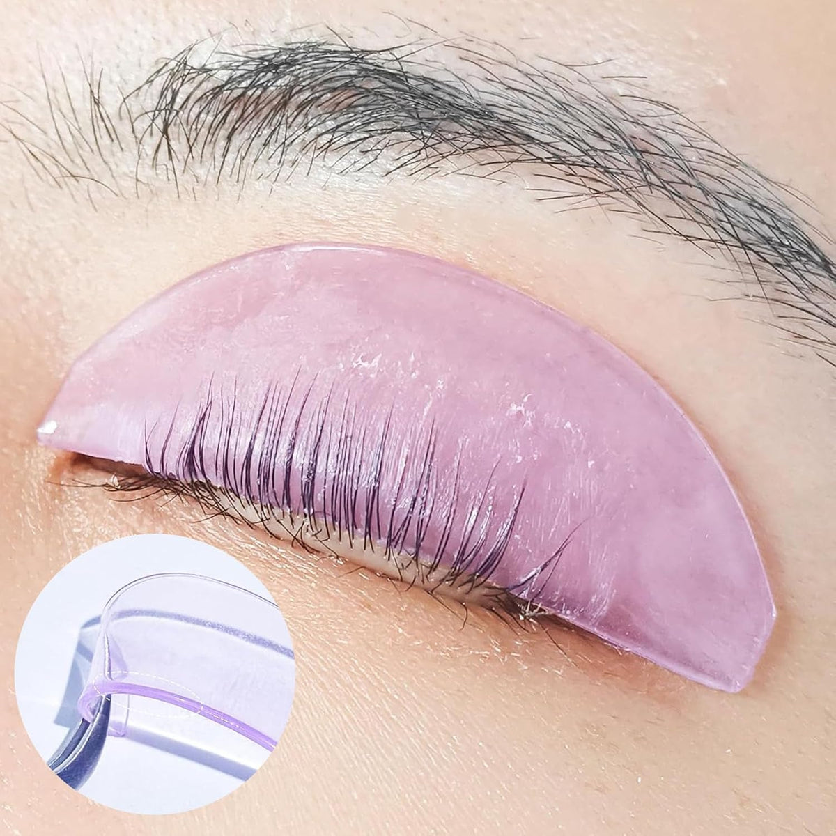 Wimperlifting Pads – Lash Lift Pads – Wimperlift Pads – Onderoogpads – Oogklep – 4 Stuks, Roze – Ultradun & Zelfklevend Zonder Lijm – Zachte Siliconen, Herbruikbaar