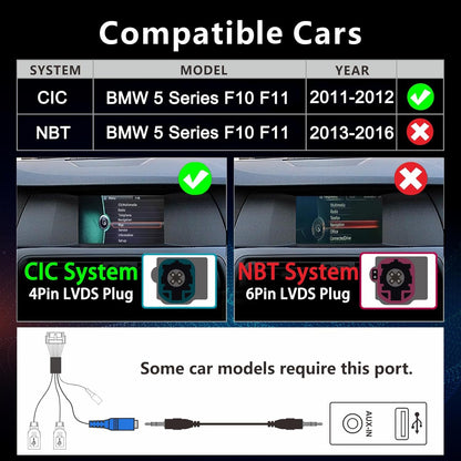 Autoradio – Multimedia Systeem – Navigatie Radio – Bluetooth Audio – CarPlay Android Auto – Razendsnel Opstarten – Behoudt Originele Besturing