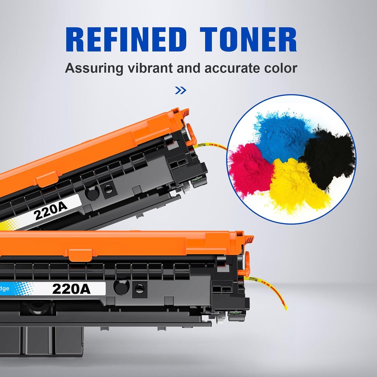 Q-image 220A tonercartridge met chip voor H P Color Laserjet Pro 4202dn 4202dne 4202dw 4202dwe MFP 4302dw 4302dwe 4302fdn 4302fdne 4302fdw 4302fdwe (4-pack)