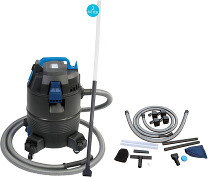 AquaForte Nat-/droogzuiger - 1400 w - kunststof tank - 35 l - 4 m slang – reiniging van vijvers en zwembaden