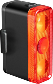 Fietslamp - Fietslicht - Fietsachterlicht - Krachtig Fietsachterlicht - Oplaadbaar - 500Lm - met Bewegingssensor - USB-C-Oplaadpoort - 3 Constante - 2 Knippermodi - Waterbestendig - Rood Licht - Zwart