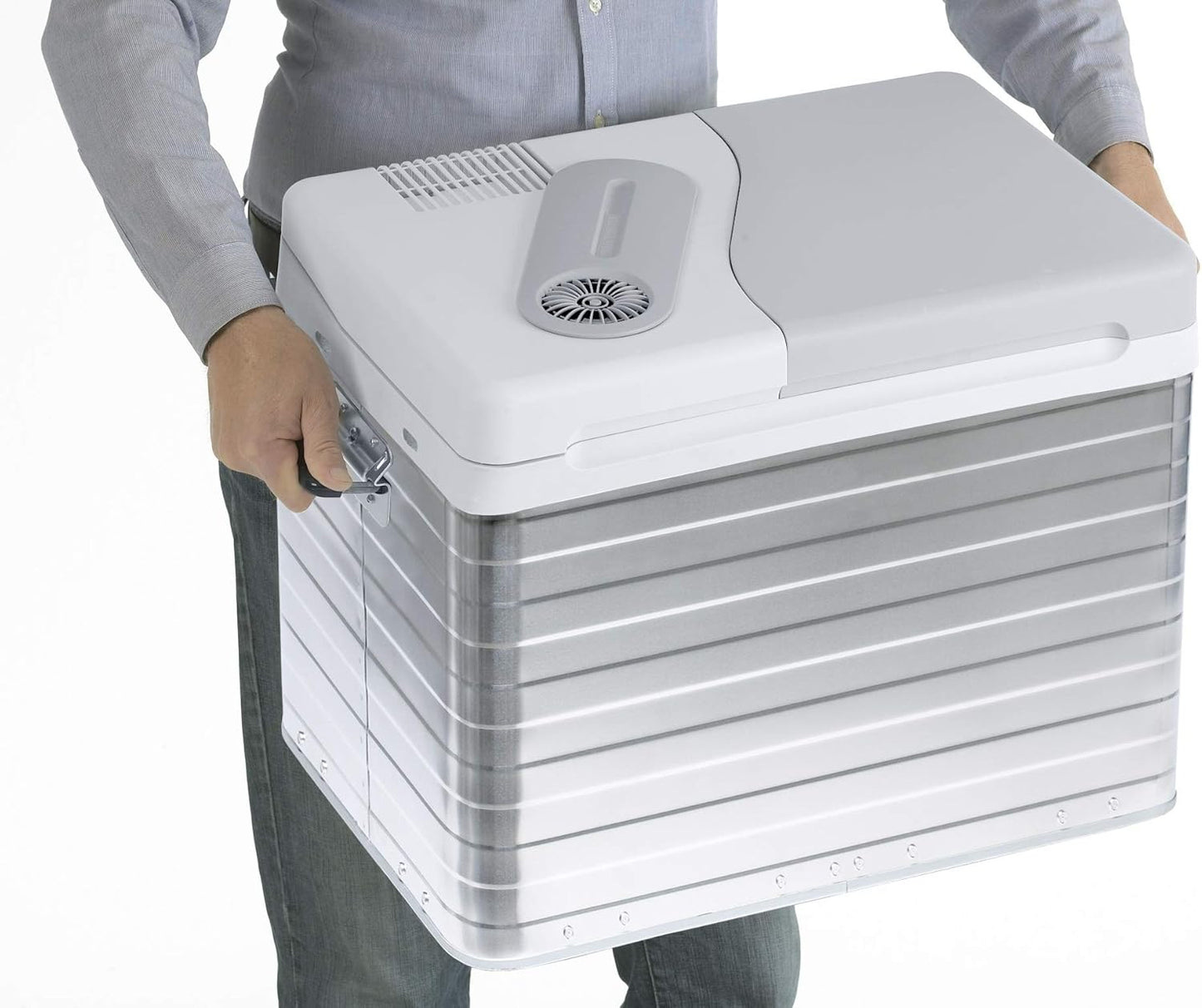 Koelbox – Koelbox Elektrisch – Mobiele Koelbox – Draagbare Koelbox – 39 Liter – Aluminium Behuizing – Koelt Tot 20 °C Onder Kamertemperatuur