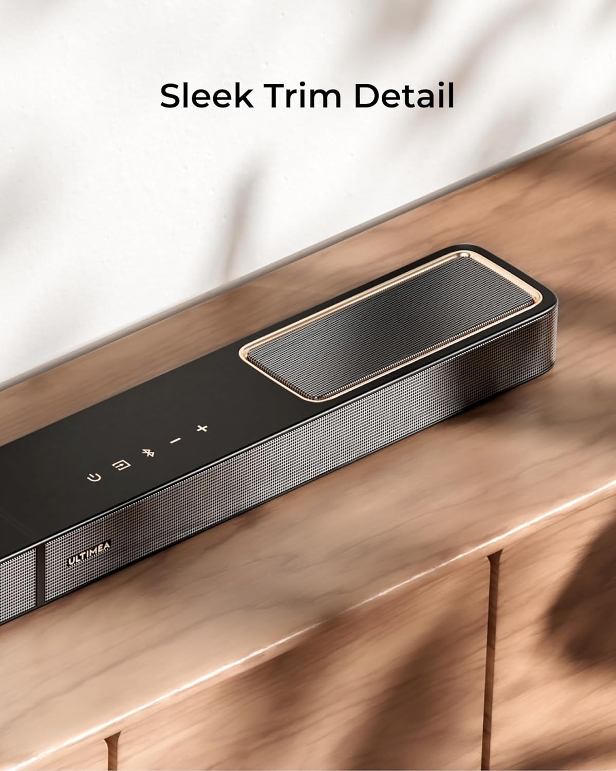 ULTIMEA 3.1.2ch soundbar voor tv-apparaten met Dolby Atmos, soundbar met subwoofer voor thuisbioscoop, surround soundsysteem voor televisies met 6,5 inch subwoofer, HDMI eARC, BT 5.4, Skywave F30 Boom