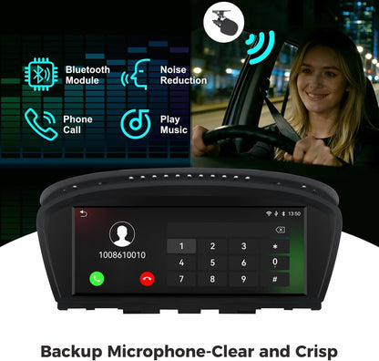 Linux autoradio met bliksemsnelle start voor BMW 3-serie/5-serie E60 E61 E90 E91 E92 (2008-2013) | Draadloze CarPlay & Android Auto | Linux-systeem | CIC iDrive-upgrade
