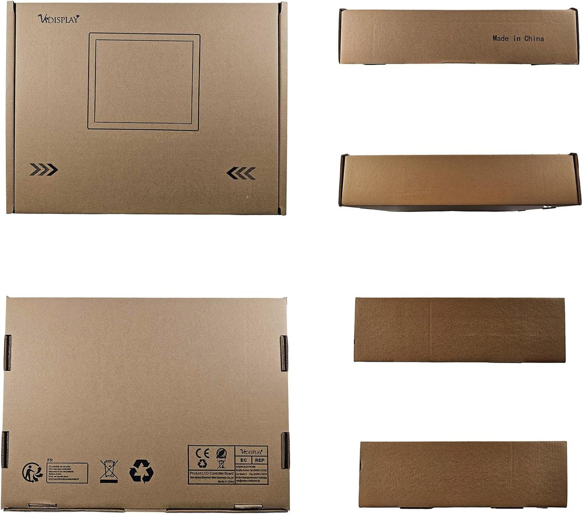 Industriële Monitor – Draagbaar Scherm – IPS Display – LCD Monitor – 15 Inch Beeldscherm – 1024x768 Resolutie – HDMI VGA DVI Aansluitingen – Robuuste Metalen Behuizing – Helder 300 cd/m² Scherm