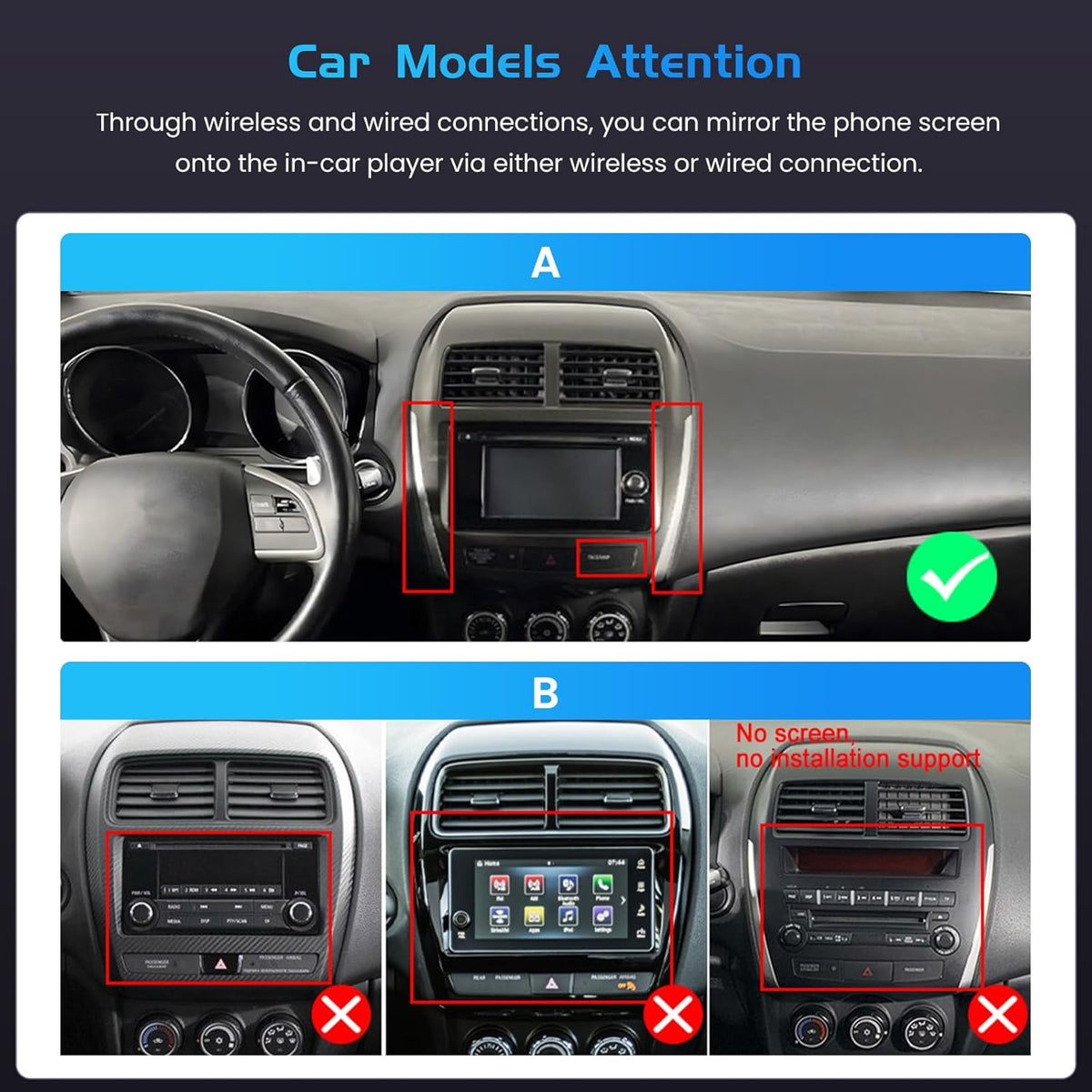4+64GB Autoradio – Multimedia Systeem – Navigatie Radio – Touchscreen GPS – Android 15 – 10 Inch In-Cell Scherm – Draadloze CarPlay & Android Auto