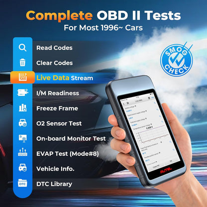 OBD2 Diagnoseapparaat – Autodiagnose Scanner – Foutcode Lezer – Auto Diagnose Tool – Systeemscanner – Bluetooth Draadloos – 5,5 Inch Touchscreen