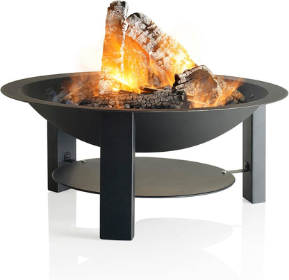 Barbecook vuurschaal Modern 75 uit smeedijzer, vuurschaal buiten, 75x32cm