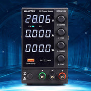 Wanptek - Power supply - Inverter - Adjustable voltage regulator 30V - 10 - 300W - 4-digit white display - For telephone repair - Laboratory bench power supply - Black
