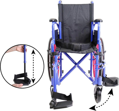 PEPE Mobility Rolstoel voor kinderen (inklapbaar, smal, licht), compact en draagbaar