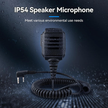 Retevis P62 IP68 Waterdicht Walkie Talkie, Professionele Portofoon Dualband, Walkie Talkie met Microfoon, 2500mAh Draagbare Radio Robuust voor Boerderij, Bouwplaats (Zwart, 3 Stuks)