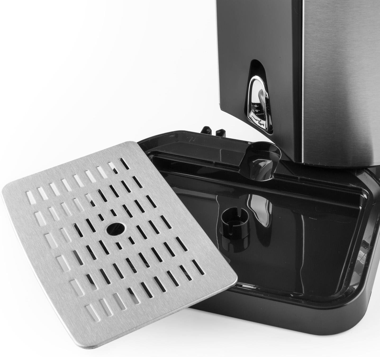 Klarstein Skal Universele biertapinstallatie, tapinstallatie met geïntegreerde bierkoeler, koeling tot 2-12 °C, 5 liter met koeling. Thermo-elektrisch koelsysteem, 38 dB, grijs zilver