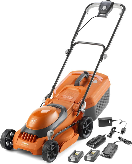 Accu-grasmaaier – Draadloze grasmaaier – Lithium-ion grasmaaier – Tuinmaaier – Elektrische grasmaaier – 40V krachtig – 35L grasopvangbak