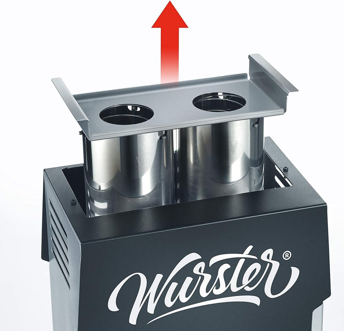 Severin WT 5005 Worster, Roestvrij Staal/Kunststof, Zwart